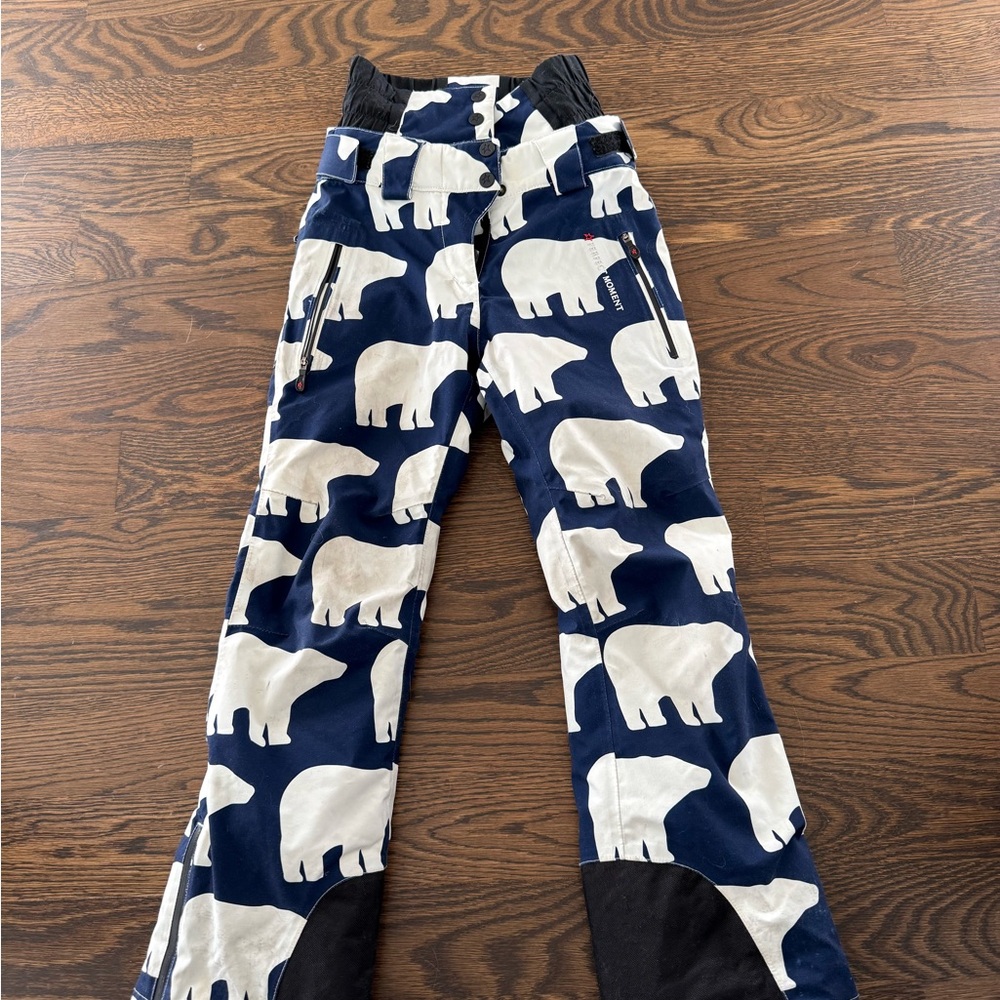 Perfect Moment Navy and White Pants polar bear